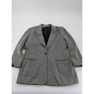 Leslie Fay Sportswear Blazer Womens 14 Vintage‎ Wool Blend Career Office